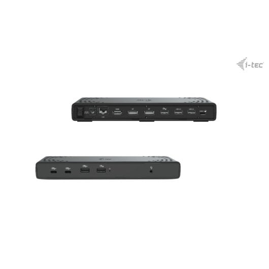 i-tec USB-C Triple Display Gen 2 Dockingstation 100W 3x4K 7xUSB Ethernet Schwarz