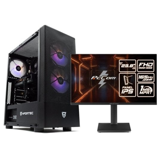 PcCom Lite Intel Core i5-12400F / 16GB / 1TB SSD / RTX 3050 + Monitor Elysium Pro 23.8" FHD 165Hz