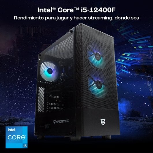 PcCom Lite Intel Core i5-12400F / 16GB / 1TB SSD / RTX 3050 + Monitor Elysium Pro 23.8" FHD 165Hz
