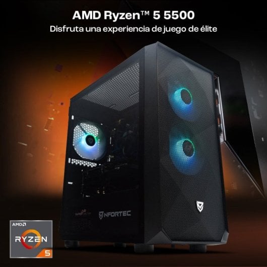 PcCom Lite AMD Ryzen 5 5500 / 16GB / 1TBSSD / RX 6600 + Monitor Elysium Pro 23.8" FHD 165Hz
