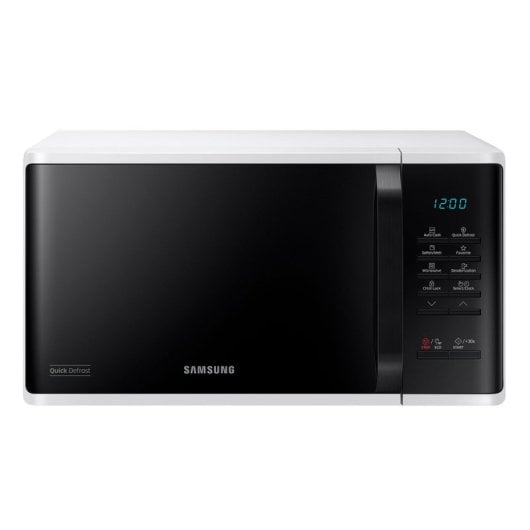 Microondas Samsung MS23K3513AW/EG 23L 800W Antibacterias 20 Programas Modo ECO Desodorización