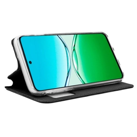 Étui à rabat tendance pour Oppo A5 Pro / A5 Pro 5G, noir uni