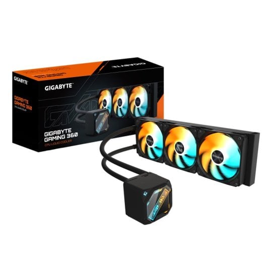 Refrigeración Líquida GIGABYTE GAMING 360 360mm 3 Ventiladores ARGB Deslizante Daisy-Chain