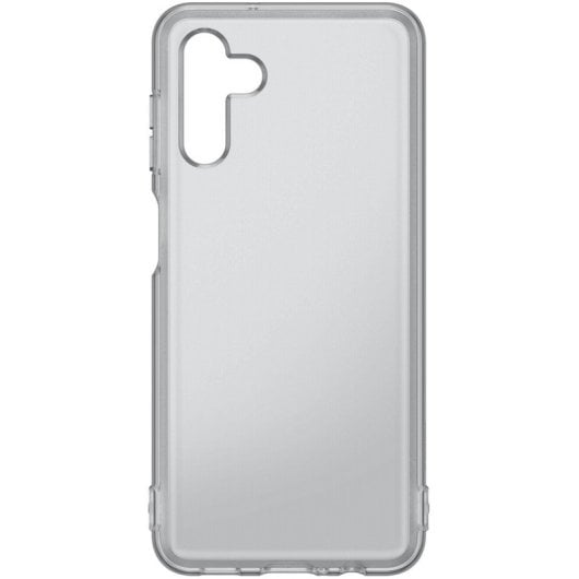 Custodia in silicone TPU per Samsung Galaxy A04s nera trasparente ultra sottile e resistente