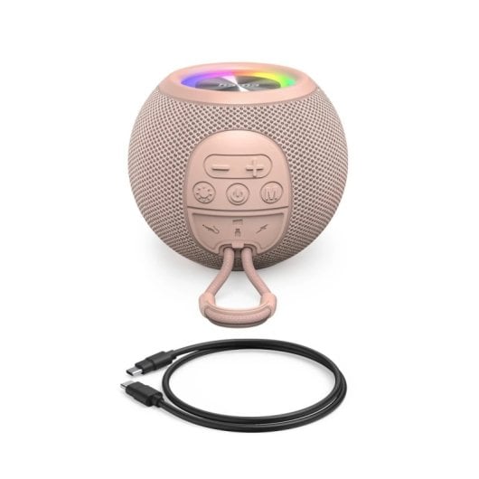 Altavoces Hama Ball Shape Speaker Portátil Inalámbrico/AUX 5W con Bluetooth 5.3, LED y TWS