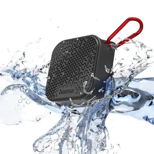 Altavoces Hama Pocket 3.0 Ultraportátiles Bluetooth 3,5W IP67 14h Manos Libres USB-C Negro