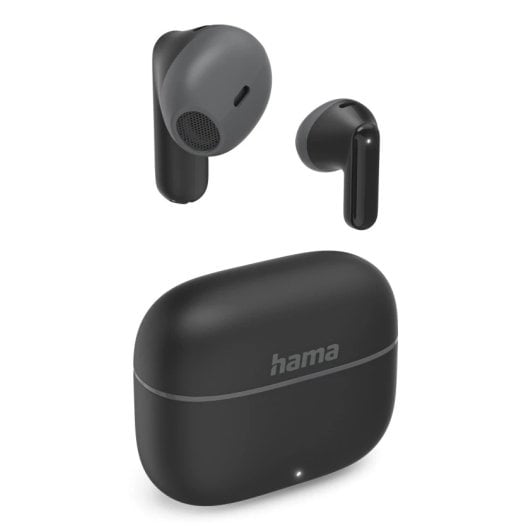 Auriculares Hama inalámbricos True Wireless Bluetooth con Micrófono y Control táctil Negro
