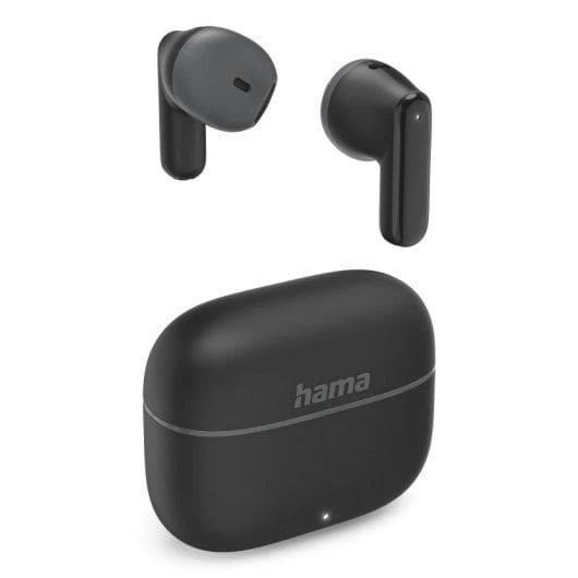 Auriculares Hama inalámbricos True Wireless Bluetooth con Micrófono y Control táctil Negro