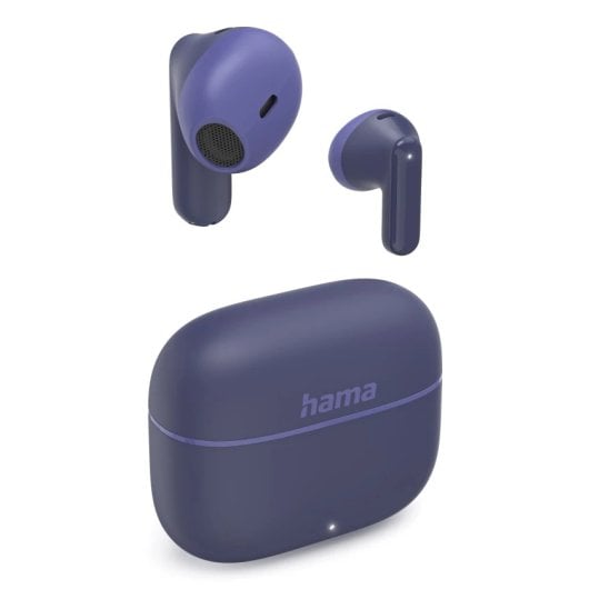 Auriculares Hama inalámbricos True Wireless Bluetooth con control táctil, micrófono y azul
