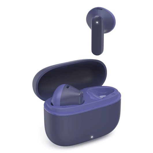 Auriculares Hama inalámbricos True Wireless Bluetooth con control táctil, micrófono y azul