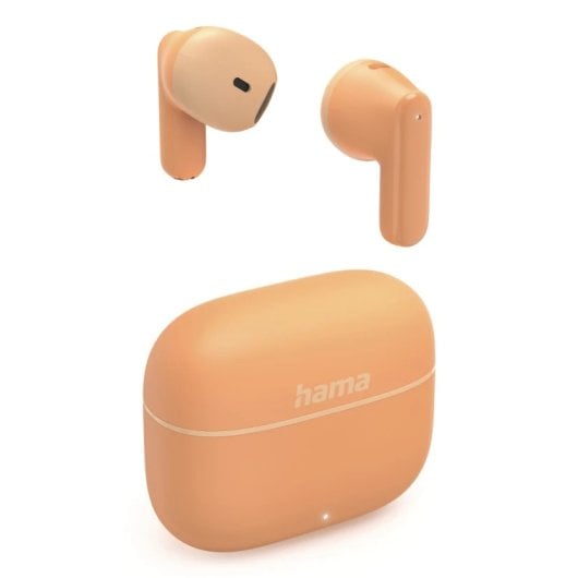 Auriculares Hama inalámbricos True Wireless Bluetooth Micrófono Táctil Naranja