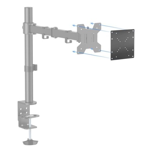 AISENS VESA-Adapter 200x200 Schwarz Stahl 30kg für Multi-Interface Monitor/TV