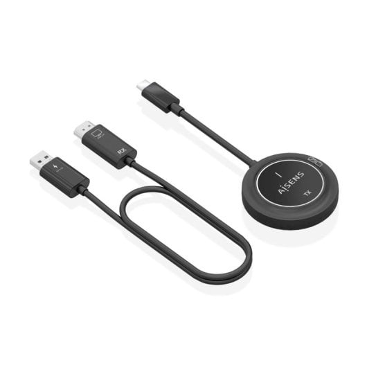 AISENS ASWL-H2K30M002-BK Transmissor Sem Fios USB-C para HDMI 1080P/60Hz Plug&Play Até 30m