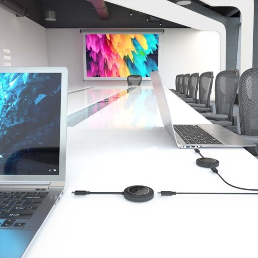 Transmisor inalámbrico AISENS ASWL-H2KC30M004-BK USB-C HDMI 1080P 30m 100W PD