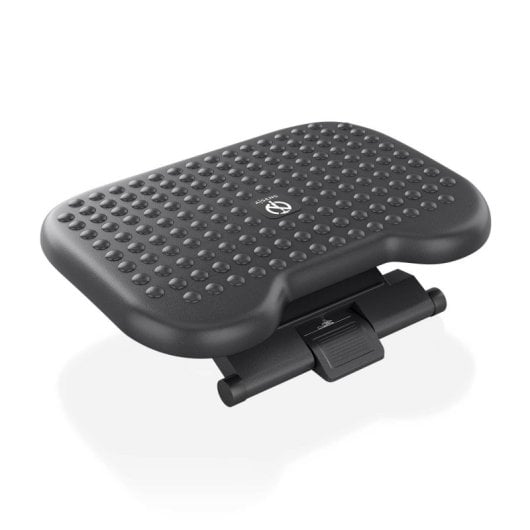 Reposapiés AISENS Ergonómico Ajustable HIPS Negro Antideslizante 30kg 46cm