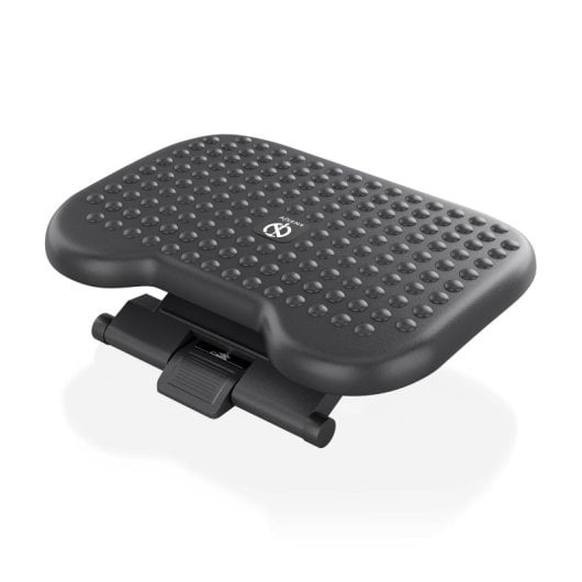 Reposapiés AISENS Ergonómico Ajustable HIPS Negro Antideslizante 30kg 46cm