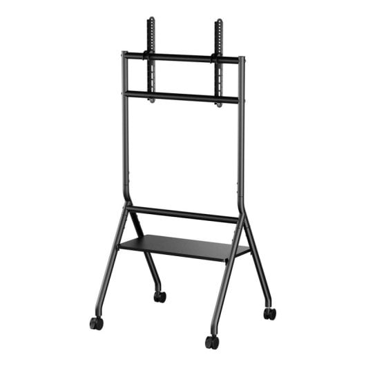 Support de sol Aisens avec plateau et roulettes pour écrans de 37 à 86 pouces VESA jusqu'à 600 x 400 mm