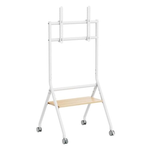 Soporte de suelo Aisens STS86TWM-048 para TV 37-86?, acero, madera, ajuste altura, ruedas