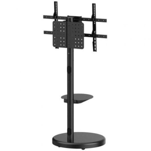 Soporte TV AISENS con ruedas, para 37-86”, acero, ajuste vertical y bandeja DVD