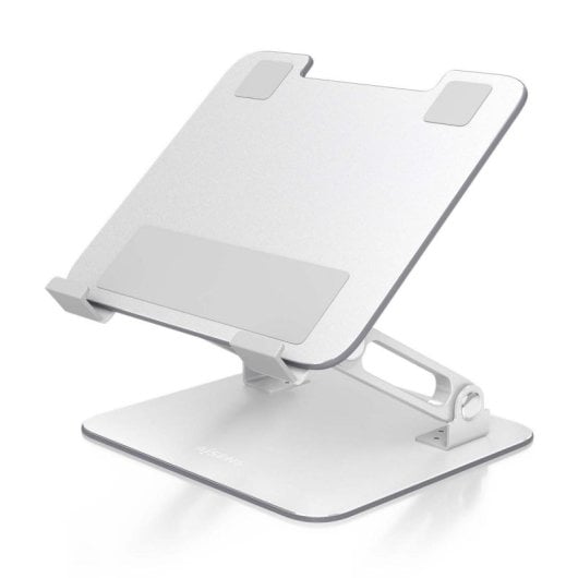 AISENS Soporte portátil/tableta aluminio 7-13", ajustable, plegable, plata, antideslizante