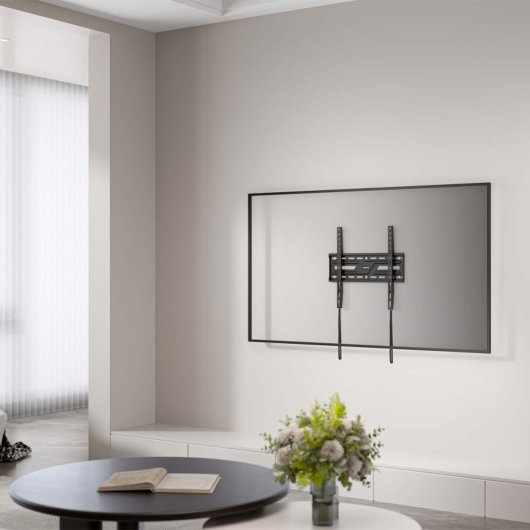 Soporte monitor/TV Aisens ultra delgado hasta 75kg, 32-75?, instalación pared, acero resistente