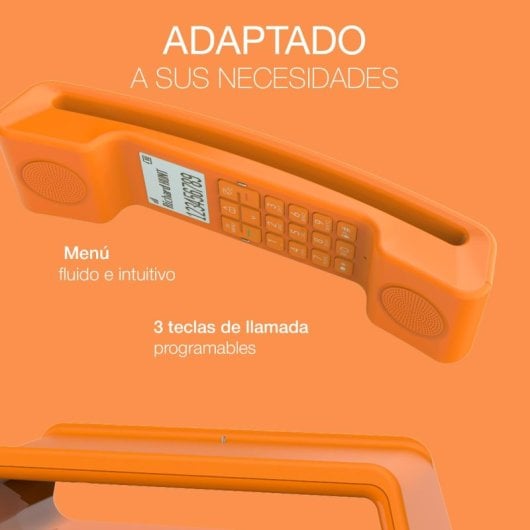 Téléphone sans fil emblématique Alcatel ePure avec blocage des appels, grand écran et appels mains libres