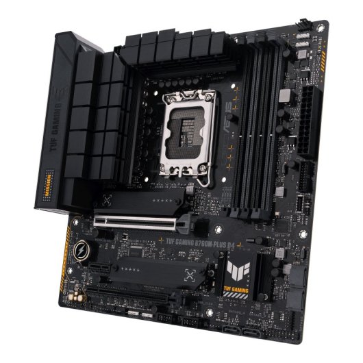 Carte mère ASUS B760M LGA1700 microATX TUF GAMING B760M-PLUS D4 2,5 GbE DDR4 RAID