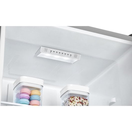 Frigorífico Hisense Combi No Frost 201cm 336L A Inox Puertas Reversibles Rápido Enfriamiento