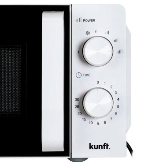 Microondas Kunft KMW-4459 20L 700W 6 niveles Temporizador Descongelación Puerta tirador