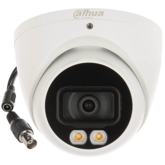 Cámara domo Dahua DH-HAC-HDW1500TLMQP-A-POC-0280B-S2 5MP Starlight Smart IR 30m IP67