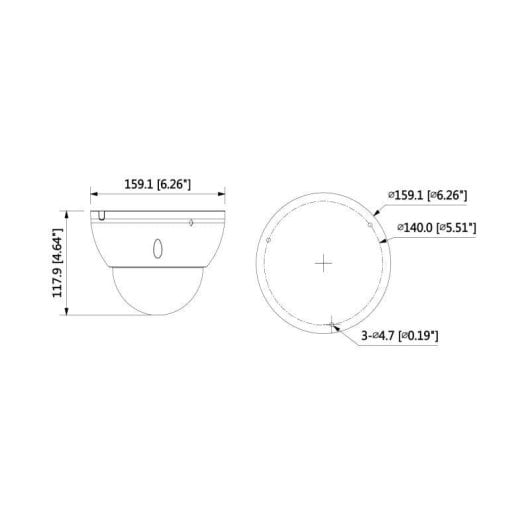 Überwachungskamera Dahua IPC-HDBW5442E-ZE 4MP Nachtsicht Außen Zoom PoE
