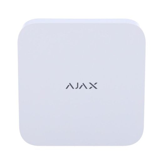 Registratore NVR PoE Ajax AJ-NVR108-W 4K a 8 canali bianco compatibile con l'ecosistema Ajax