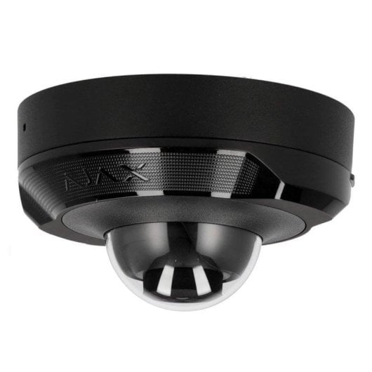 Caméra de surveillance Ajax AJ-DOMECAM-MINI-8-0400-B 4K Vision Nocturne Extérieure Détection IA Audio