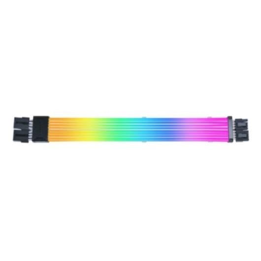 Câble d'extension Lian Li PW8-1W-CPU 2x8 broches ARGB 260 mm mâle/femelle en silicone TPE
