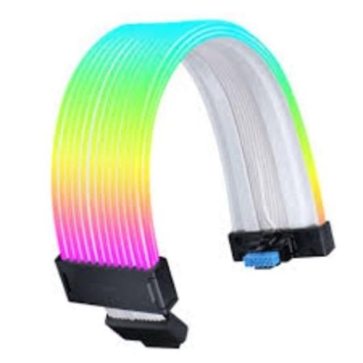 Câble d'extension Lian Li PW8-1W-CPU 2x8 broches ARGB 260 mm mâle/femelle en silicone TPE