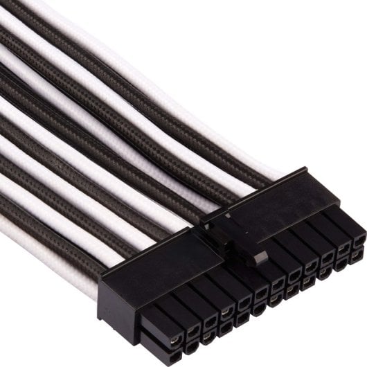 Kit de cables sleeved Corsair Premium PRO blanco/negro triple blindaje para fuentes modulares