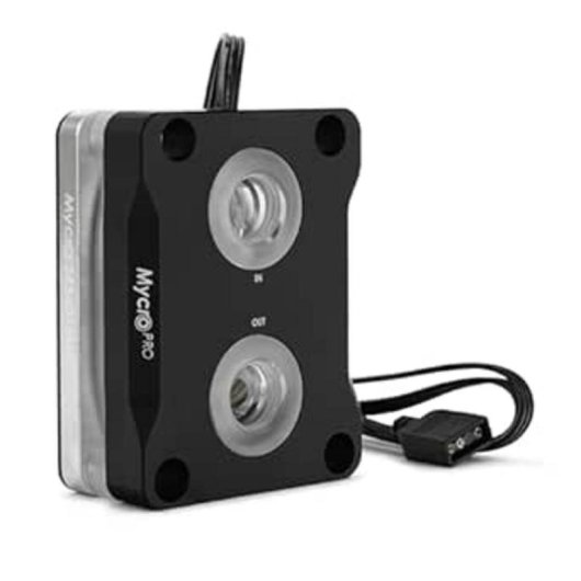 Thermal Grizzly Mycro Direct-Die Pro RGB Bloco de Refrigeração Líquida em Cobre Niquelado para LGA1700