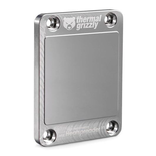 Dissipateur thermique Intel V1 en cuivre nickelé, surface fraisée, haute précision