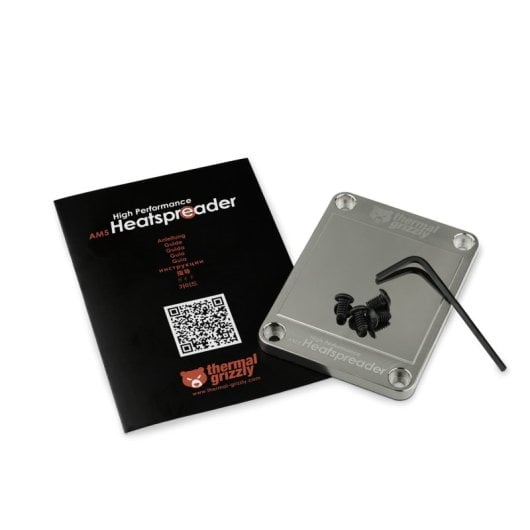 Plaque de refroidissement Thermal Grizzly AM5 pour AMD Ryzen 7, cuivre nickelé haute performance
