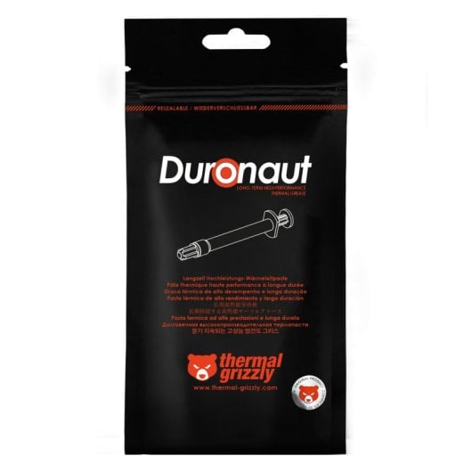 Pasta térmica Thermal Grizzly Negro 2ml con óxido de aluminio y raspador