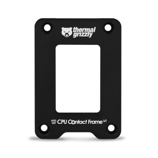 Kit de mise à niveau de refroidissement Thermal Grizzly TG-CF-I1851-V1 en aluminium noir LGA 1851 71 x 51 x 6 mm