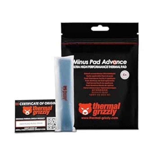 Pad Térmico Thermal Grizzly Minus Pad Advance 120x20x1mm Alta Conductividad No Conductivo