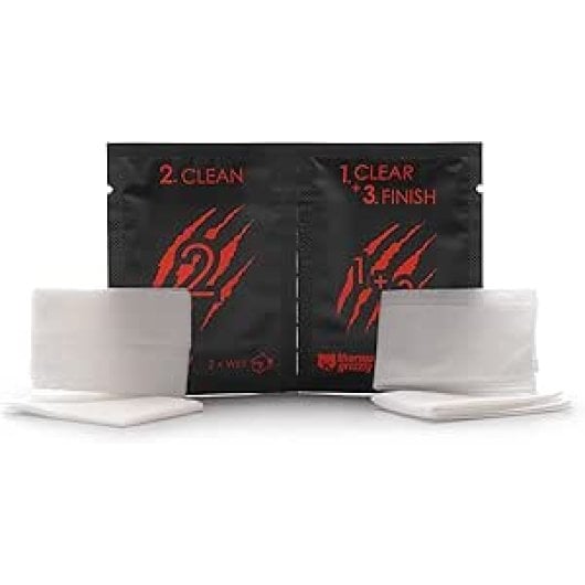 Toalhetes de Limpeza Thermal Grizzly TG Cleaning Wipes Pack 10 Pack Limpeza Profunda 40 Peças