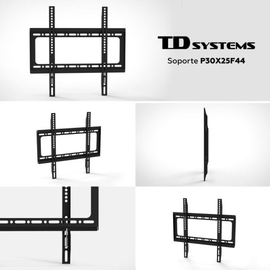 TD Systems P30X25F44 Suporte Fixo de Baixo Perfil para TV 32-55'' VESA 400x400