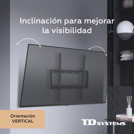 Soporte TV inclinable TD Systems P30X25T44 VESA 400x400mm 20-50 pulgadas 30kg perfil bajo