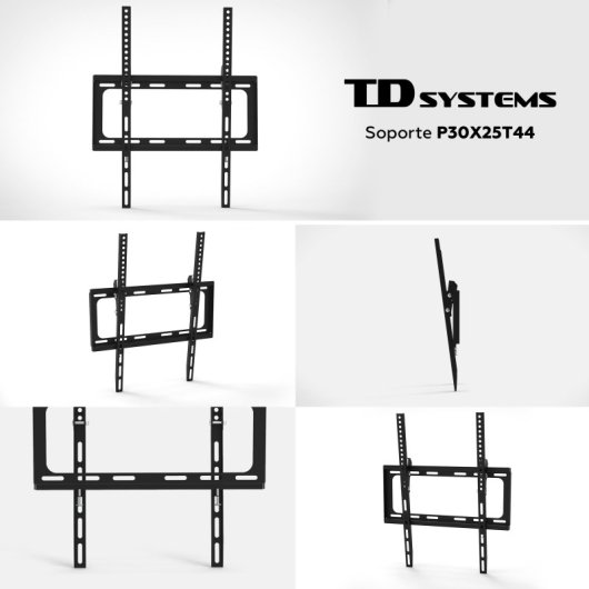 Soporte TV inclinable TD Systems P30X25T44 VESA 400x400mm 20-50 pulgadas 30kg perfil bajo