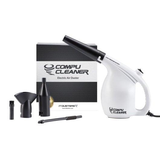 Compu Cleaner IT Dusters 500W 240V Negro Blanco con 6 cepillos