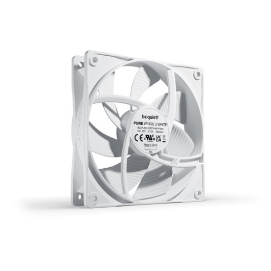 Ventilador suplementario be quiet! Pure Wings 3 PWM 120mm 1600RPM ultra silencioso blanco