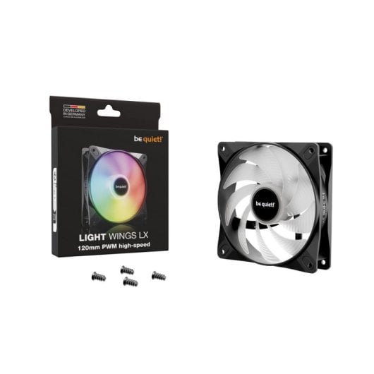 Be quiet! LIGHT WINGS LX 120mm PWM high-speed Ventilador 12 cm Negro