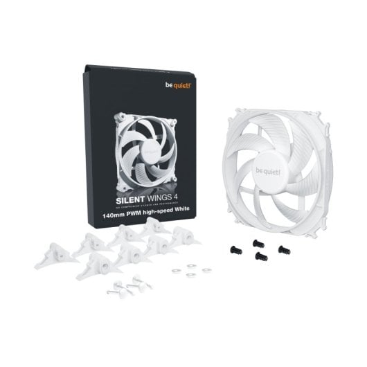 Refrigeración Aire be quiet! Silent Wings 4 High-speed 140mm White PWM funcionamiento silencioso